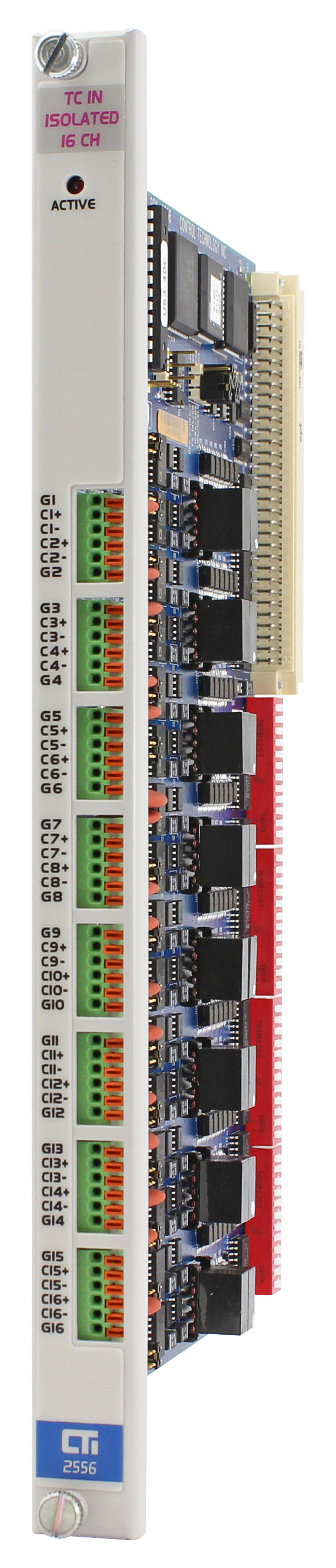 2556 16-Channel Isolated Thermocouple Input Module (MATURE)